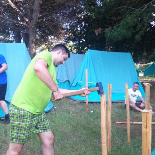 Taborjenje gasilske mladine 2016 - 1. dan