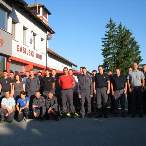 Zaključni izpit za bodočih 25 gasilskih častnikov