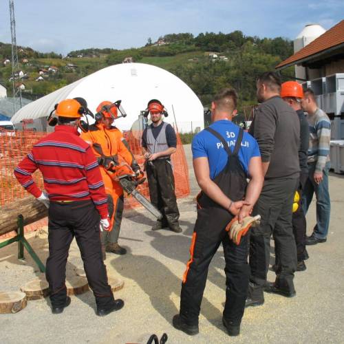 Tečaj za varno delo z motorno žago