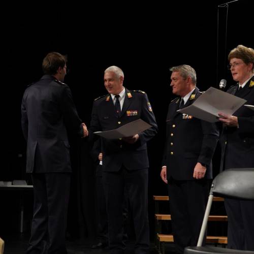 Podelili listine za čin gasilski častnik in višji gasilski častnik