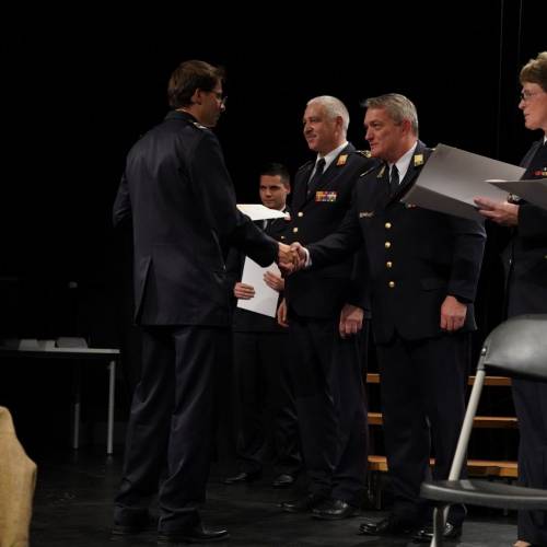 Podelili listine za čin gasilski častnik in višji gasilski častnik