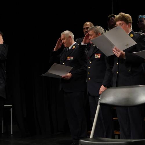 Podelili listine za čin gasilski častnik in višji gasilski častnik