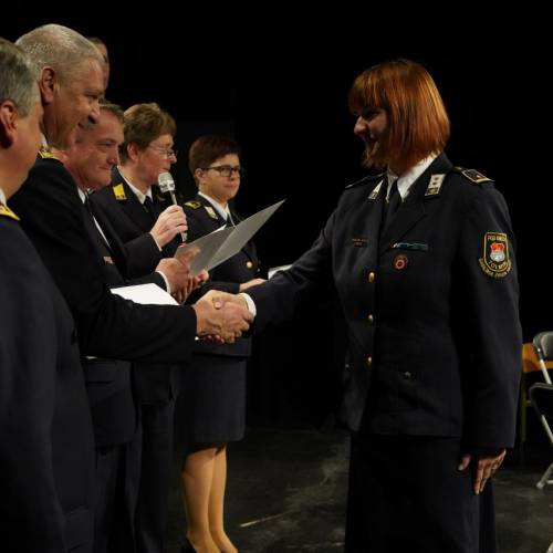 Podelili listine za čin gasilski častnik in višji gasilski častnik