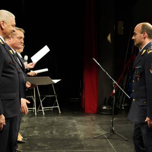 Podelili listine za čin gasilski častnik in višji gasilski častnik