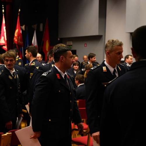 Podelili listine za čin gasilski častnik in višji gasilski častnik