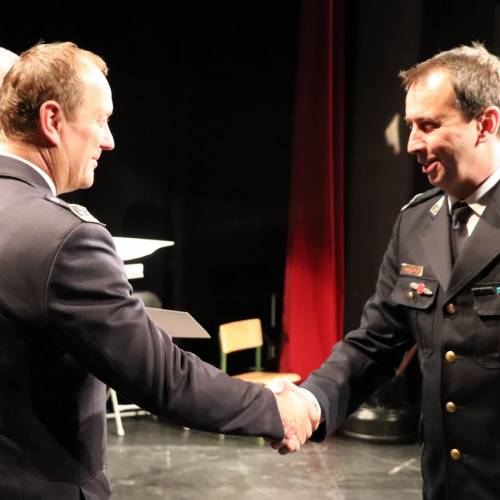 Podelili listine za čin gasilski častnik in višji gasilski častnik