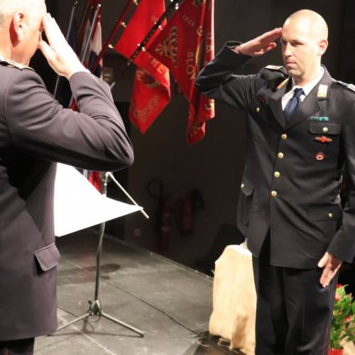 Podelili listine za čin gasilski častnik in višji gasilski častnik