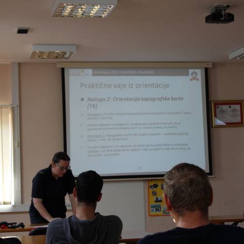 Priprave na tekmovanje v orientaciji