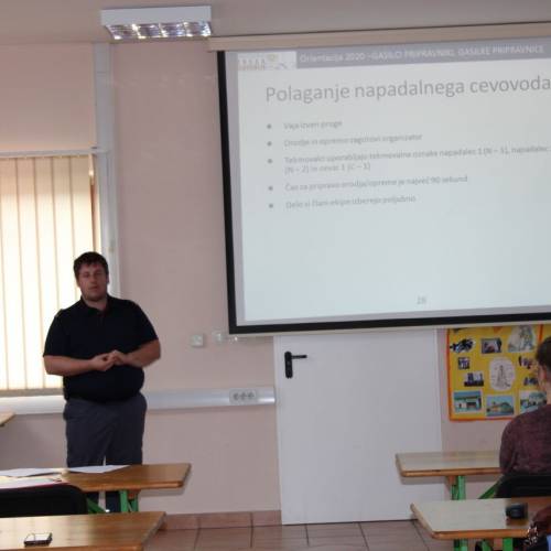 Priprave na tekmovanje v orientaciji