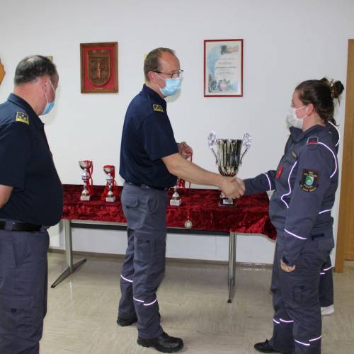 Podelili medalje in pokale za Pokal SSV GRD za leto 2020