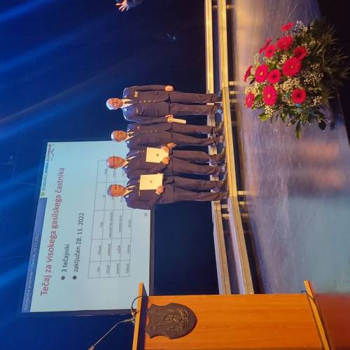 Martin Lužar, drugi visoki gasilski častnik v Dolenjski regiji po 25 letih