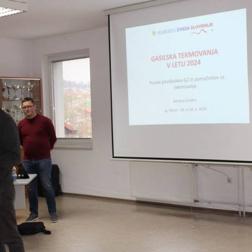 Usposabljanje in testiranje obstoječih gasilskih sodnikov