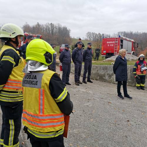 Prva regijska operativna vaja gasilk