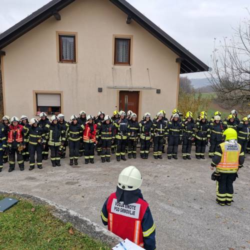 Prva regijska operativna vaja gasilk