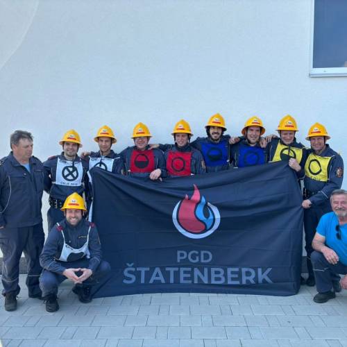 Ekipa PGD Štatenberk gre letos julija na gasilsko olimpijado