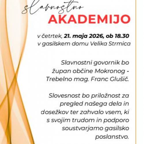 PGD Velika Strmica - svečana akademija 21. 5. 2026