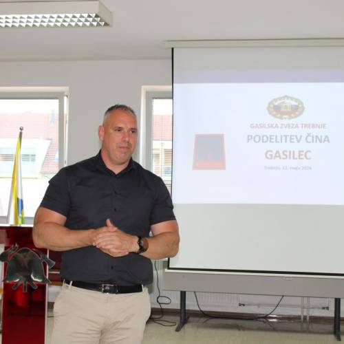 Podelitev čina 28 novim gasilcem in gasilkam