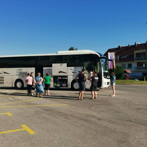 Odhod gasilske mladine na taborjenje v Savudrijo