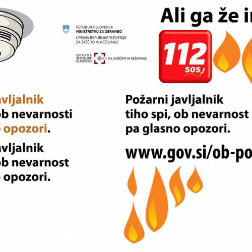 OKTOBER - MESEC POŽARNE VARNOSTI