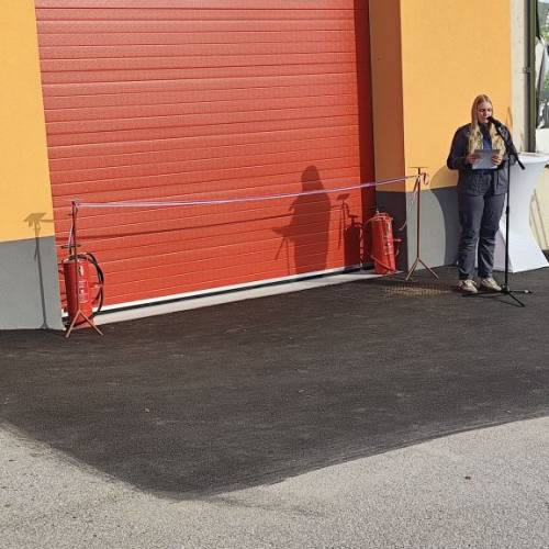 V PGD Trebelno predali v uporabo novo garažo